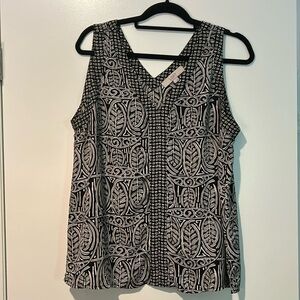 Loft batik print top